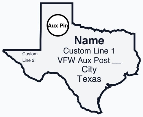 VFW Auxiliary Post Badge