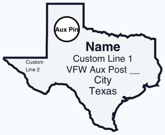 VFW Auxiliary Post Badge